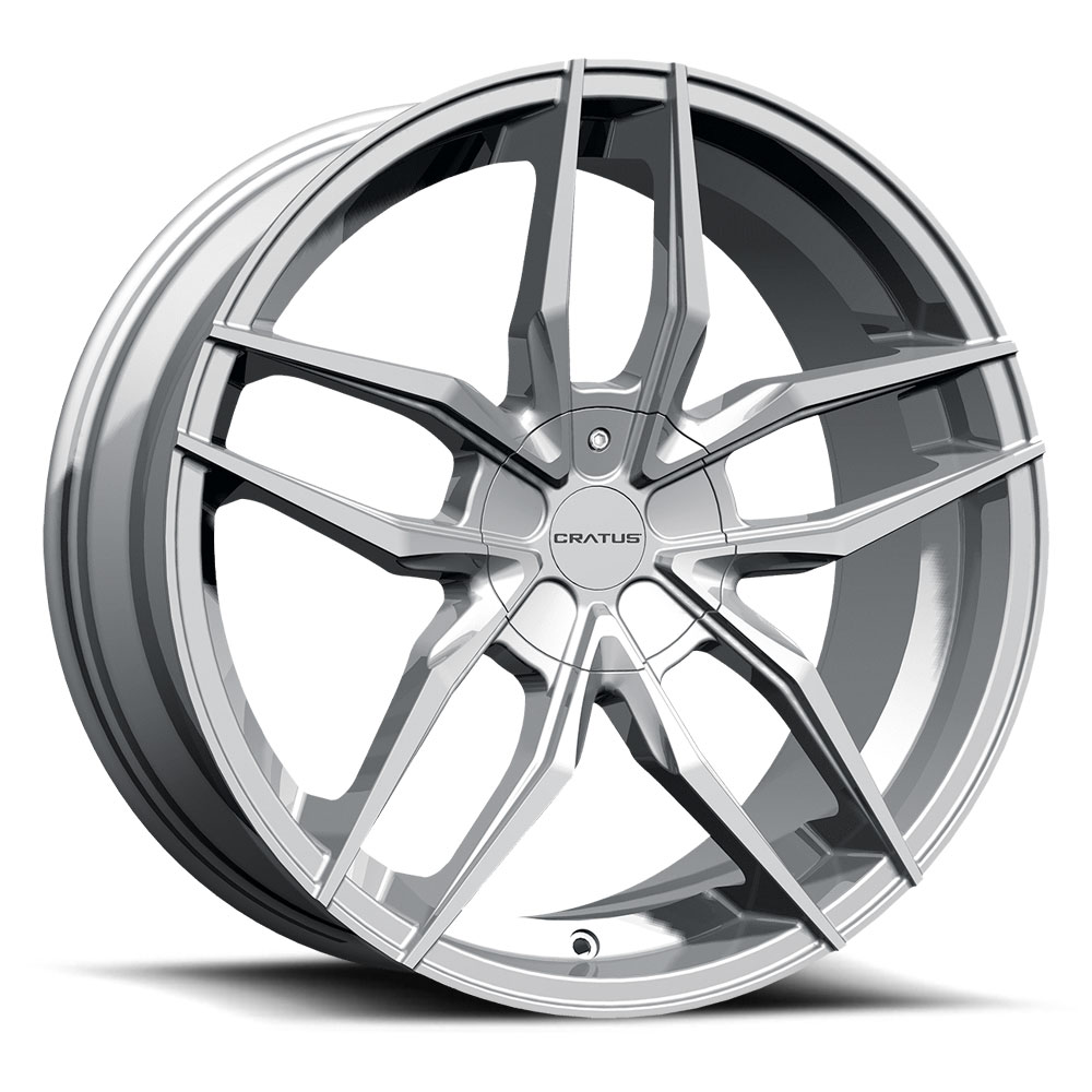 Cratus Cr102 WTD-CRATUS-CR102-20-SILVER - 20x9 / +35mm / 5X112/5X114.3/5X120 / Silver