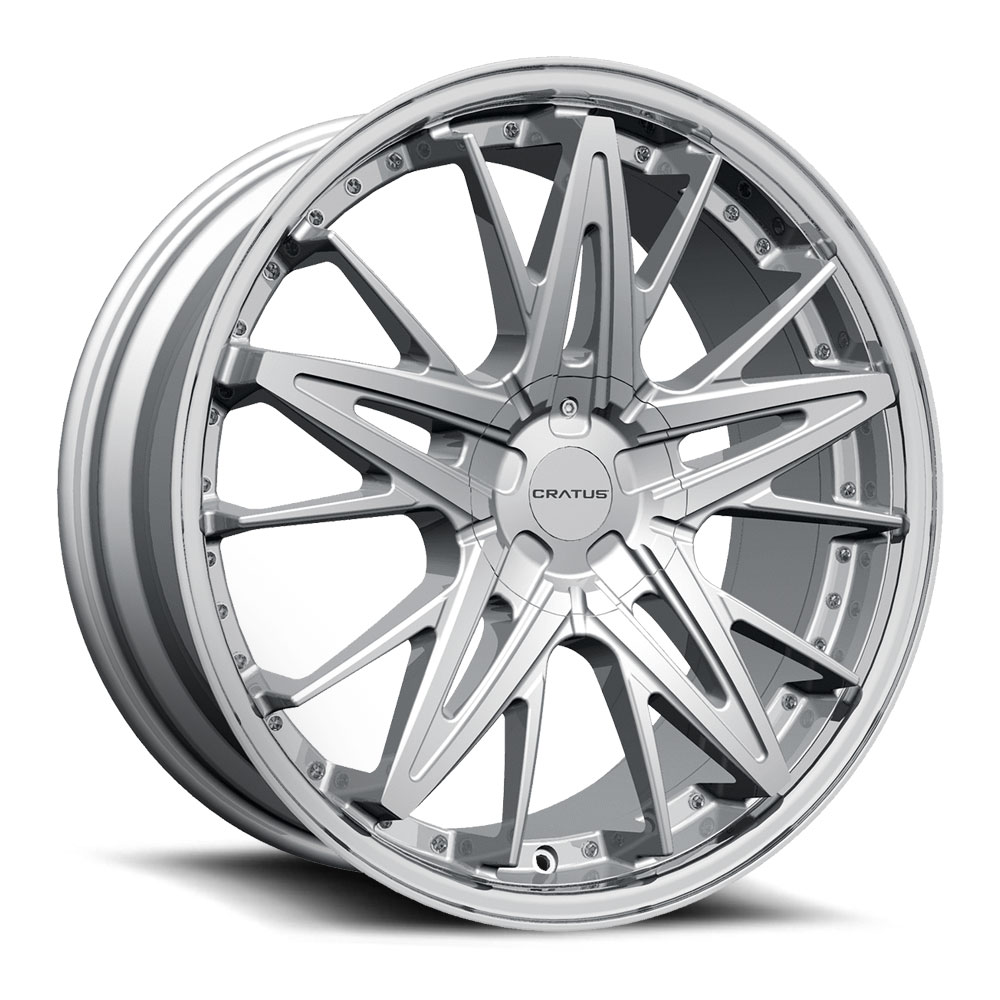 Cratus Cr103 WTD-CRATUS-CR103-20-SILVER - 20x9 / +35mm / 5X112/5X114.3/5X120 / Silver