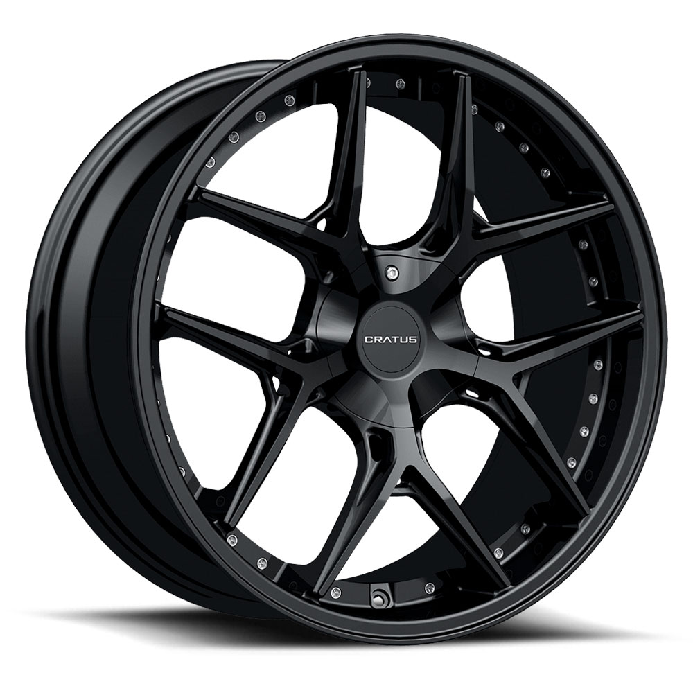 Cratus Cr105 WTD-CRATUS-CR105-20-GLOSS-BLACK - 20x9 / +35mm / 5X112/5X114.3/5X120 / Gloss Black
