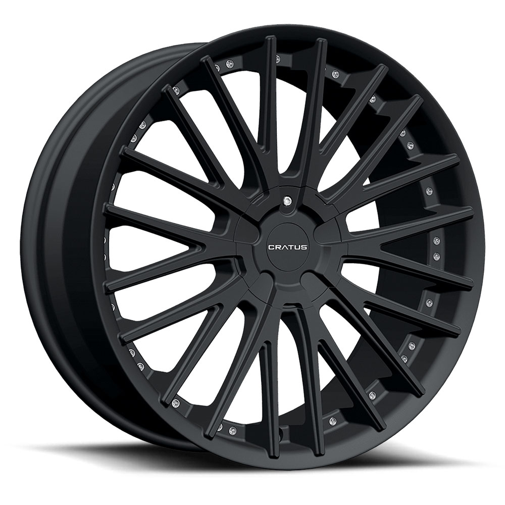 Cratus Cr106 WTD-CRATUS-CR106-20-GLOSS-BLACK - 20x9 / +35mm / 5X112/5X114.3/5X120 / Gloss Black