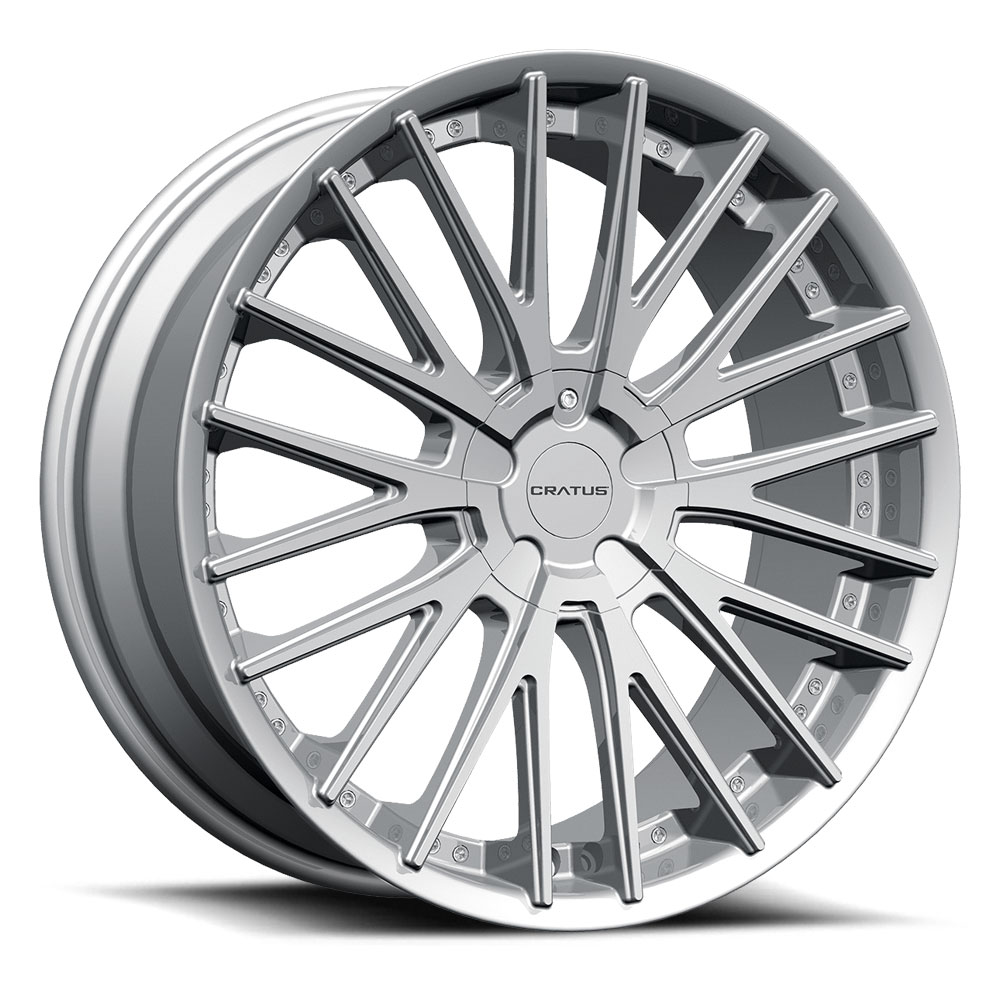 Cratus Cr106 WTD-CRATUS-CR106-20-SILVER - 20x9 / +35mm / 5X112/5X114.3/5X120 / Silver