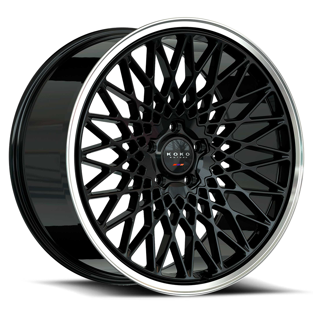 Koko Kuture Classica WTD-KOKO-KUTURE-CLASSICA-20-GLOSS-BLACK-W-POLISHED-LIP - 20x9 / +35mm / 5X112/5X114.3/5X120 / Gloss Black W/ Polished Lip