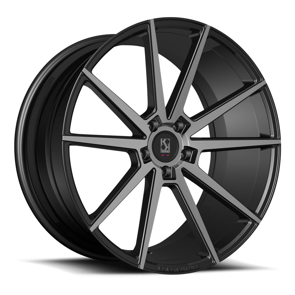 Koko Kuture Lemans WTD-KOKO-KUTURE-LEMANS-20-BLACK-SMOKED - 20x9 / +35mm / 5X112/5X114.3/5X120 / Black Smoked