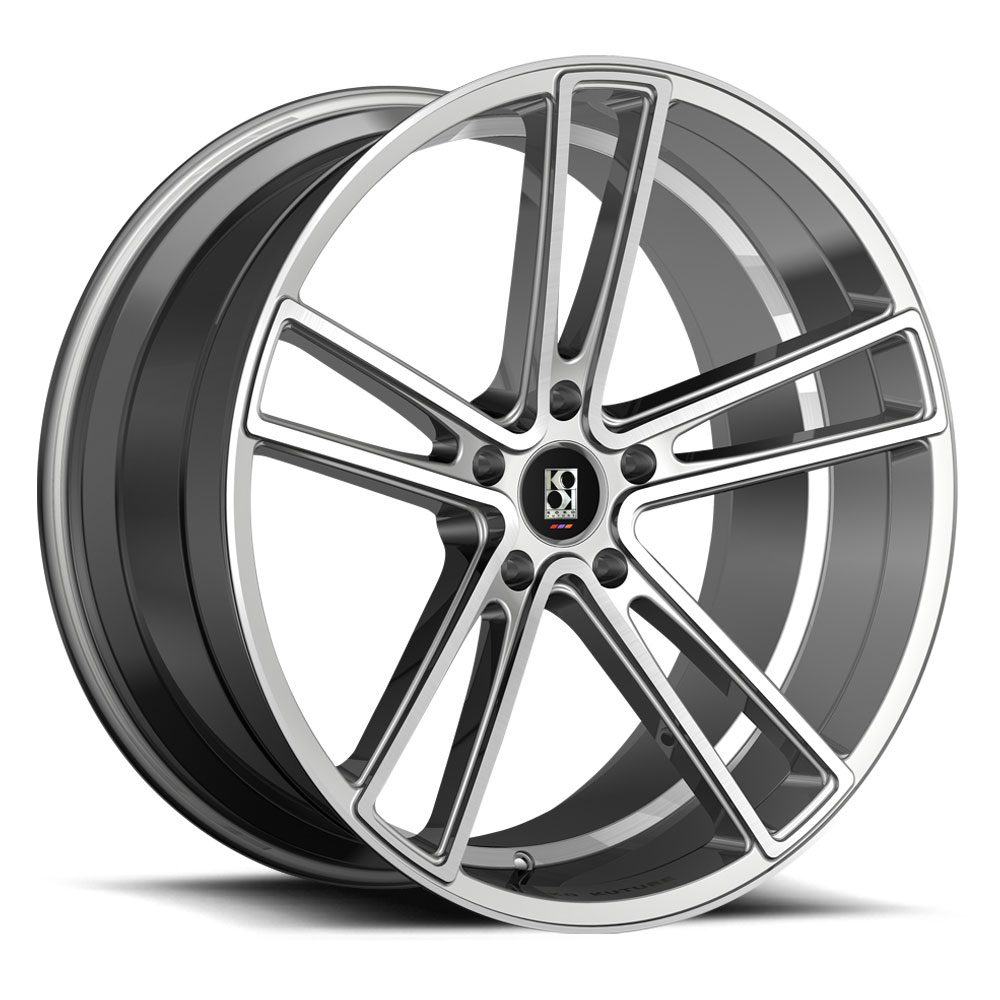 Koko Kuture Massa-5 WTD-KOKO-KUTURE-MASSA-5-20-SILVER - 20x9 / +35mm / 5X112/5X114.3/5X120 / Silver