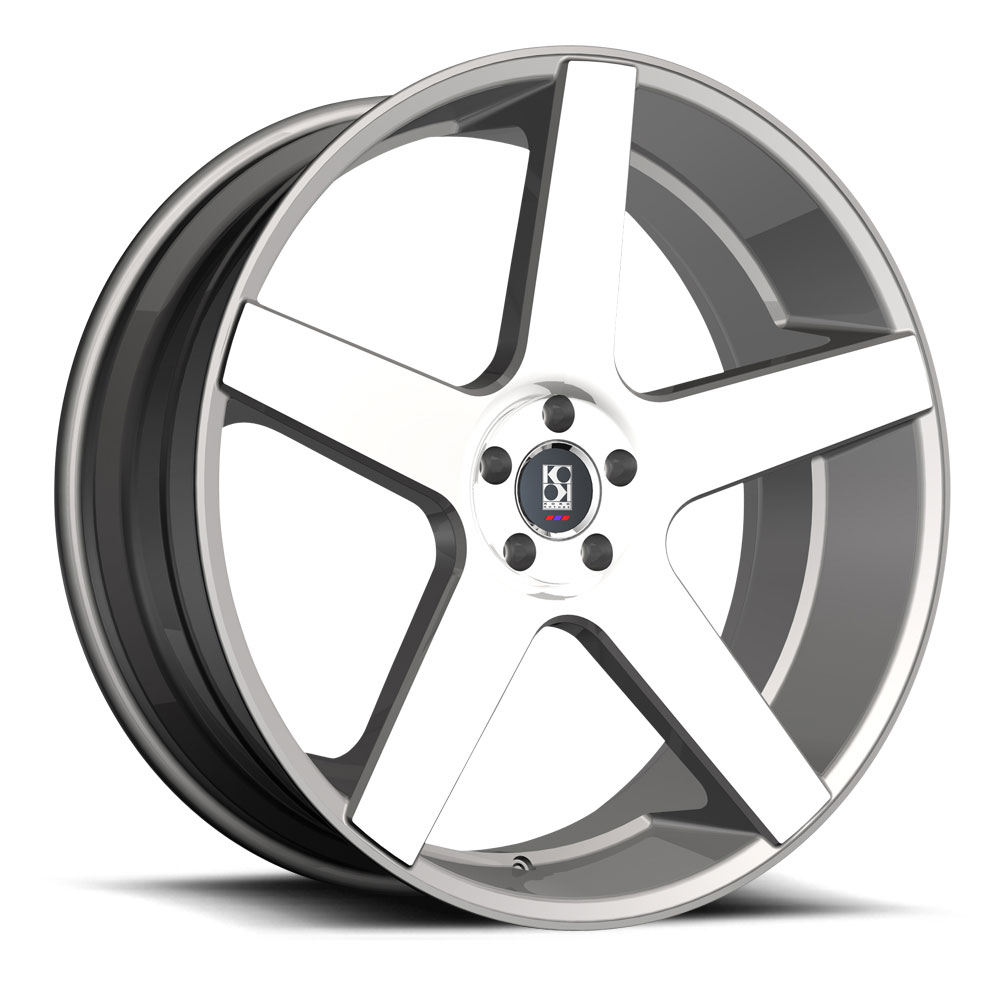 Koko Kuture Sardinia WTD-KOKO-KUTURE-SARDINIA-20-SILVER - 20x9 / +35mm / 5X112/5X114.3/5X120 / Silver