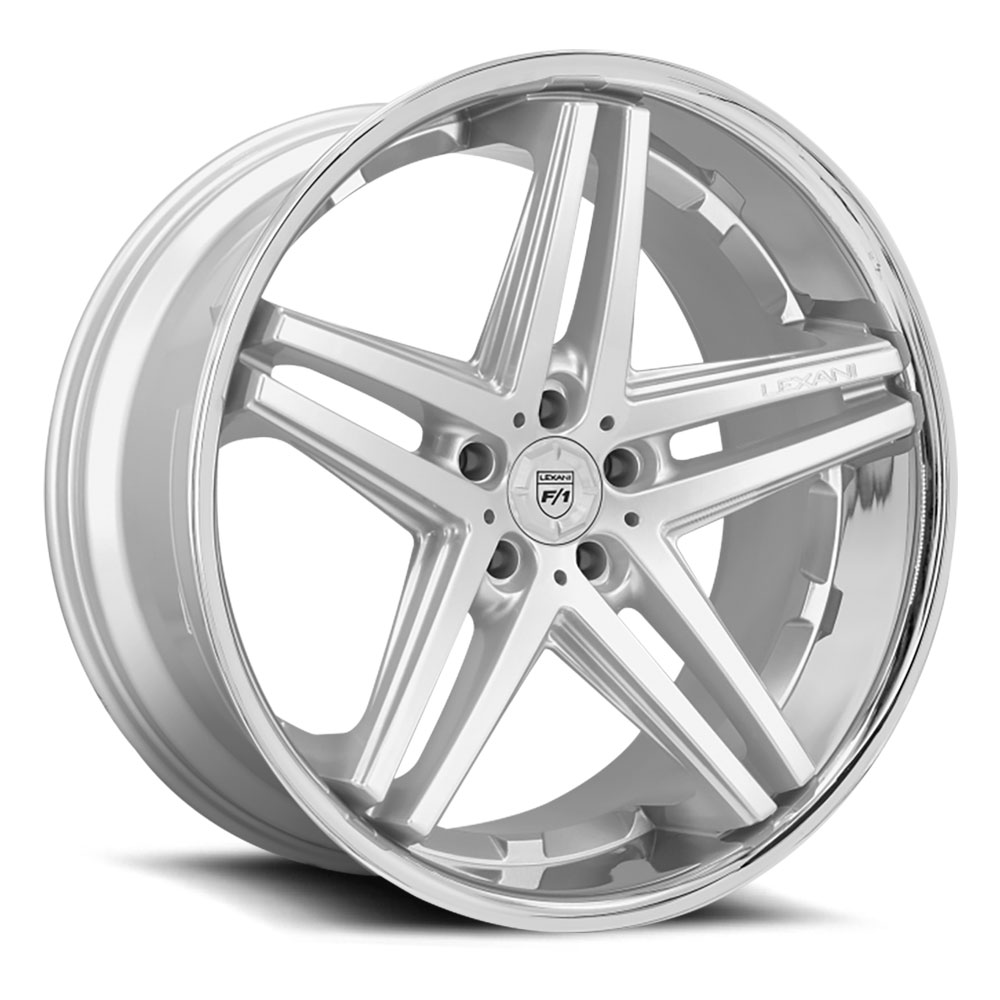 Lexani Cast Wheels Ekko WTD-LEXANI-CAST-WHEELS-EKKO-22-SILVER - 22x9 / +35mm / 5X112/5X114.3/5X120 / Silver