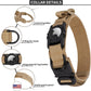 Dog GPS Tracking Collar Metal Buck Tactical Dog Collar With Airtag Air Tag Holder with Generic GPS Tracker not Apple Brand
