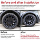 For Tesla Model Y 20 Inch Rim Wheel Hub Protection Patch Protectors ABS Wheel Guard Covers Accessories Auto Exterior 2018-2024