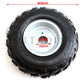 7 inch off-road wheels 16x8-7 Tubeless tire & Wheel Hub for ATV Buggy golf cart lawn mower snow plow Quad Bike vacuum Tyre parts