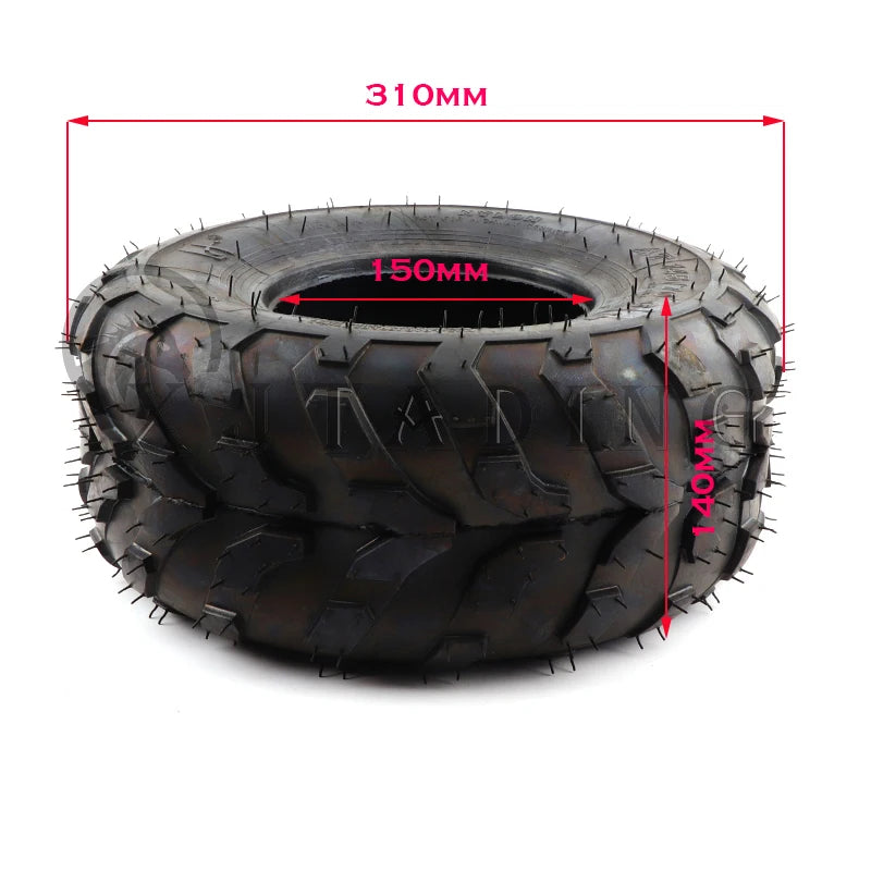 6 inch vacuum Tyre 145/70-6 off-road tubeless tires For China 50cc-125cc ATV Buggy Quad Bike Lawn mower golf cart wheel parts