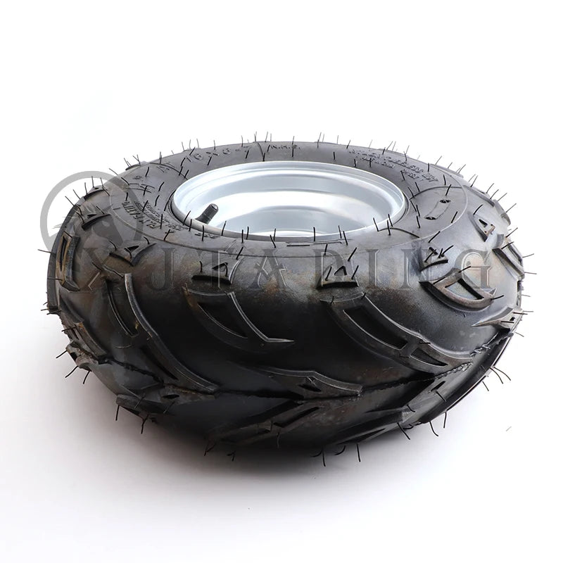 16 inch Vacuum Wheels 16x8-7 Tubeless Tire & 7" Wheel Hub For 50cc-125cc ATV Go Kart Golf Cart Buggy Lawn Mower Snow Plow Quad