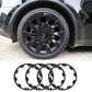 20 Inch For Tesla Model Y 2017-2023 4Pcs Vehicle Wheel Rims Edge Protector Ring Tire Guard Strip Wheel Hub Covers Accessories