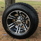 Golf Cart Wheels and 205/50-10 DOT Low Profile Golf Cart Tires Combo-SET OF 4