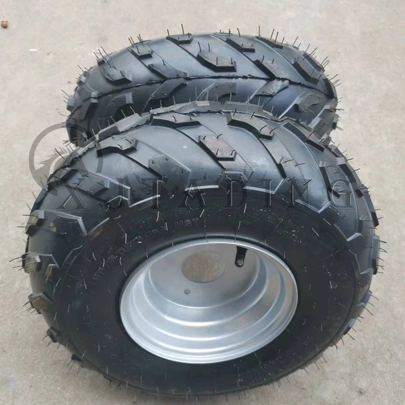 7 inch off-road wheels 16x8-7 Tubeless tire & Wheel Hub for ATV Buggy golf cart lawn mower snow plow Quad Bike vacuum Tyre parts