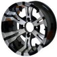 Golf Cart Wheels and 205/50-10 DOT Low Profile Golf Cart Tires Combo-SET OF 4