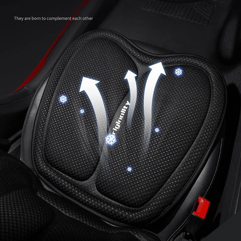 Universal Car Seat Cover Breathable Seat Cushion Thicken Soft Non Slip Seat Cover Auto Ice Silk Mats Pad Full Set for Most Cars