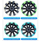 20/21 Inches Hub Caps Patch Luminous Wheel Cover Car ABS Wheel Protector For Tesla Model Y 2024 Automobile External Parts