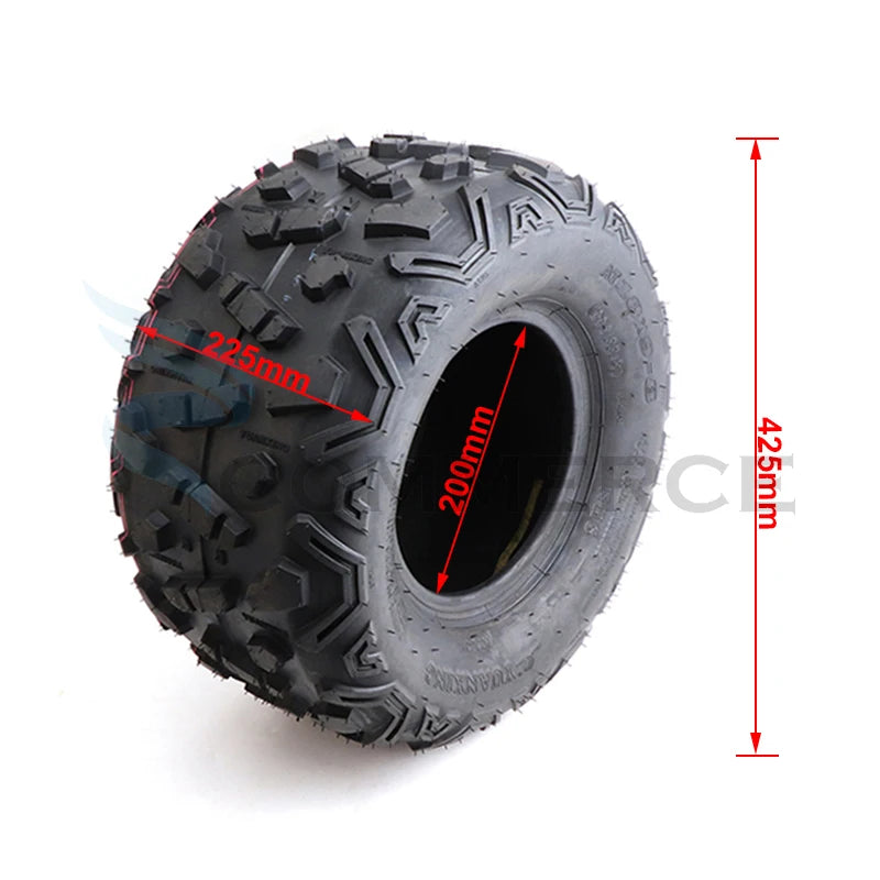 4 Pcs 8 inch Off-road Vacuum Tyre Front 19x7-8 Rear 18x9-8 Tubeless Tire For ATV Go Kart UTV Buggy Golf Cart Quad Bike Parts