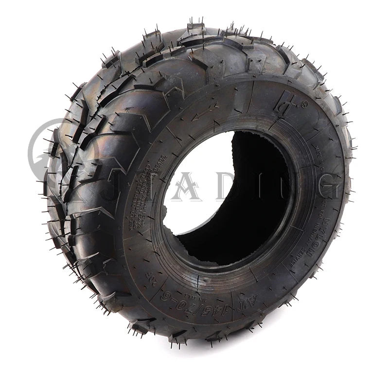 6 inch vacuum Tyre 145/70-6 off-road tubeless tires For China 50cc-125cc ATV Buggy Quad Bike Lawn mower golf cart wheel parts