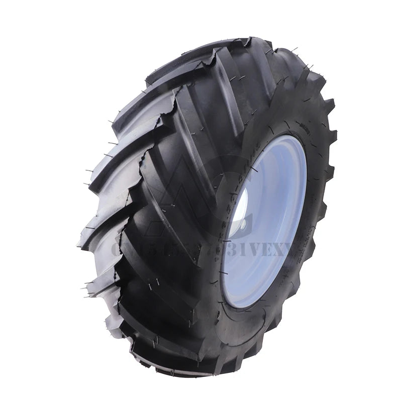 8 inch 16x6.50-8 tires with golf wheels, suitable for garden carts, lawn mowers, tractors, wheelbarrows, wheelbarrows, etc.