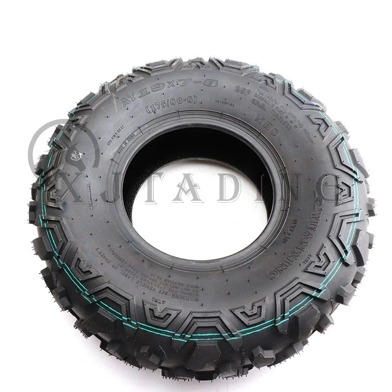 High quality 175/80-8 Vacuum Tyre 19x7-8 Tubeless Tire Fit For China ATV Go kart Buggy Golf Cart  Quad Bike 8 inch wheel Parts
