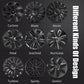4PCS Wheel Cover For Tesla Model Y 19 Inch Right＆Left Hubcaps Cyclone Style Wheel Cover Replacement Accessories