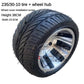ATV 235/30-10 235/30-12 235/30-14 vacuum Tyre with alloy rims For DIY Kart Quad Bike Golf Car front ear wheels