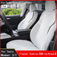 Seat Cover Cushion for Tesla Model 3 Y Flannel Anti-dirty Anti-kick White Black Special Custom Fit Model3 Interior Accessories