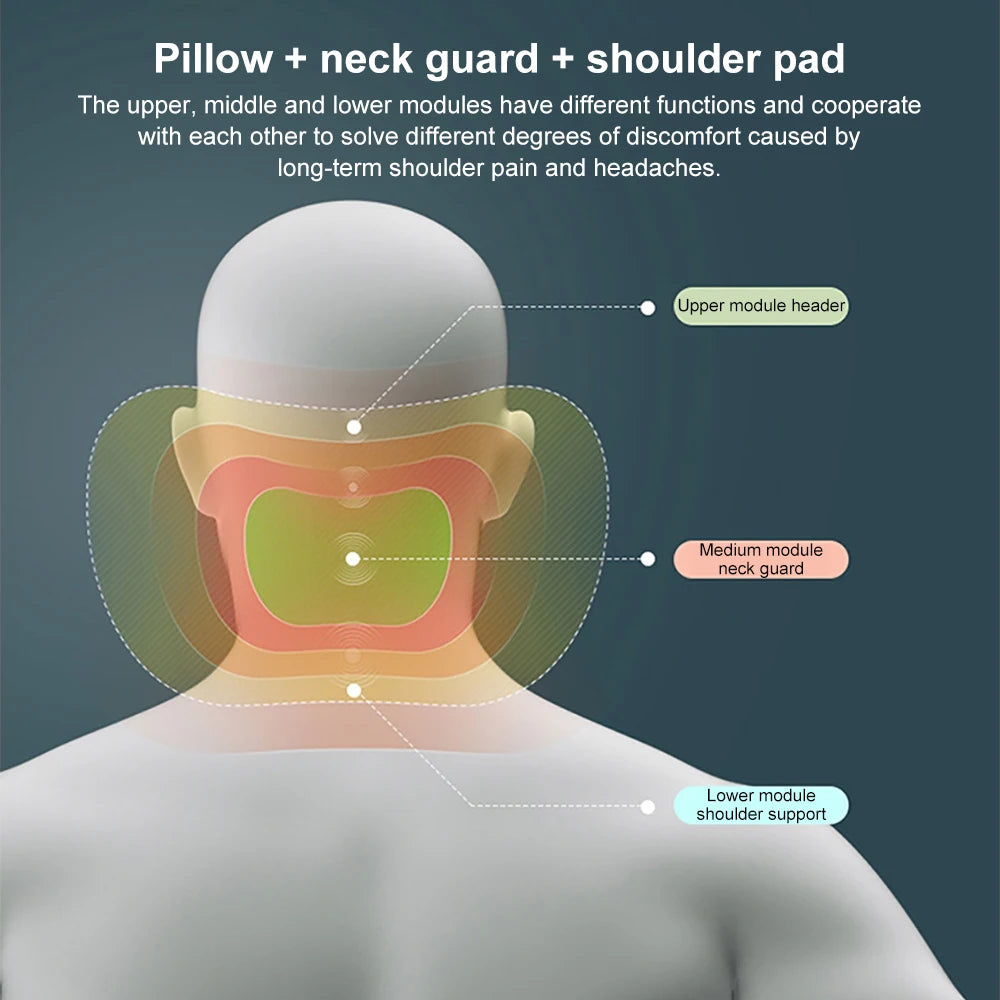Car Pillow Headrest Neck Pillow  Memory Foam Cervical Lumbar Support Car Headrest Back Pad Back Pillow Office Car Interior Acces