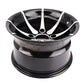 2 pcs/lot 12 inch aluminum alloy wheels front/rear rims for ATV Go Kart Dirt Pit Bike UTV Buggy golf cart Accessories