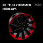 Hub Cap Patch Model Y 20 Inch Wheel Protectors ABS Hubcap Stickers For Tesla Model Y 2023 Accessories Car Decals Auto Exterior