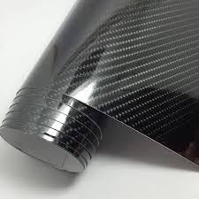 Carbon Fiber Wrap - HIGH Gloss Black |  USA Distributor | Automotive Vinyl Wrap for Cars, Trucks, Boats, Interior & Exterior